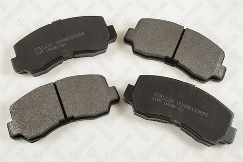 Комплект тормозных колодок дискового тормоза STELLOX 105 040B-SX