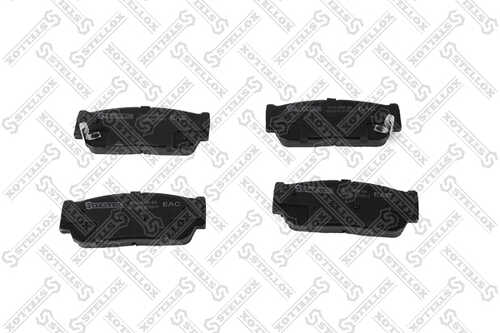 Колодки дисковые задние STELLOX 1074 002B-SX