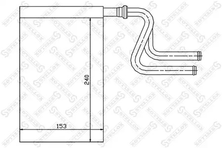Теплообменник отопления салона STELLOX 10-35024-SX