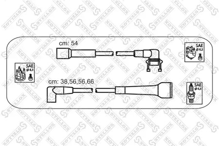 К-кт проводов STELLOX 10-38014-SX