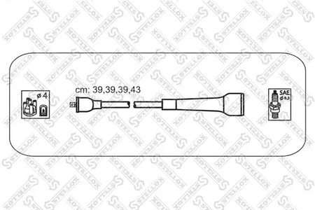 Комплект проводов STELLOX 10-38401-SX