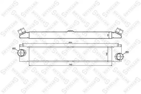 Интеркулер STELLOX 10-40174-SX