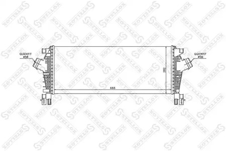 Интеркулер STELLOX 10-40219-SX