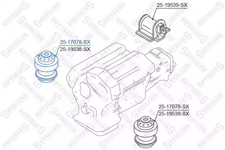 Двигатель STELLOX 25-17078-SX