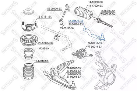 Запчасть STELLOX 51-00179-SX