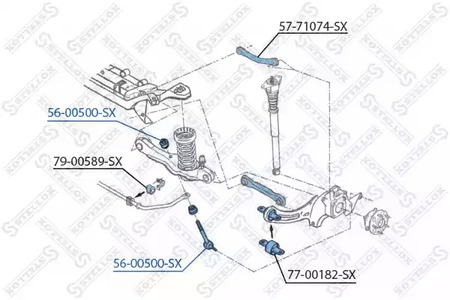 Стойка стабилизатора STELLOX 56-00500-SX