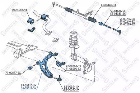 Запчасть STELLOX 57-03511-SX