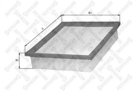 Воздушный фильтр STELLOX 71-01573-SX