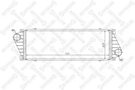 Интеркулер STELLOX 81-10855-SX