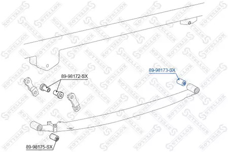 Амортизатор подвески STELLOX 89-98173-SX