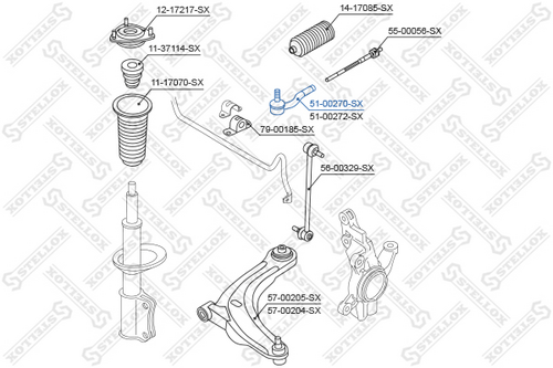 Запчасть STELLOX 51-00270-SX