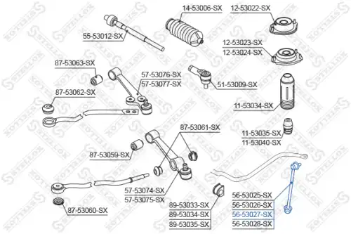 Стойка стабилизатора STELLOX 56-53027-SX