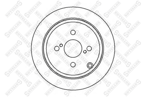 Тормозной диск STELLOX 6020-4584-SX