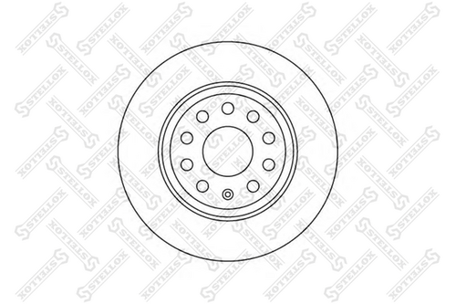 Диск тормозной задний STELLOX 6020-47116-SX