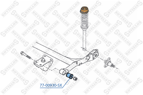 Сайлентблок рычага подвески STELLOX 77-00930-SX