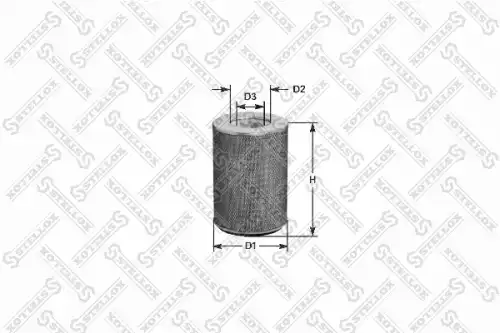 81-21007-sx фильтр воздушный STELLOX 81-21007-SX
