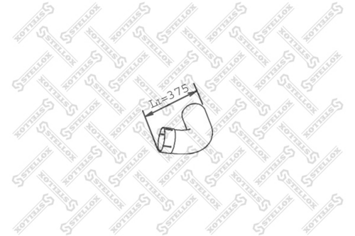 82-03797-sx труба глушителя 1-изг. d110 STELLOX 82-03797-SX