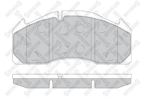Комплект тормозных колодок дискового тормоз STELLOX 85-01423-SX