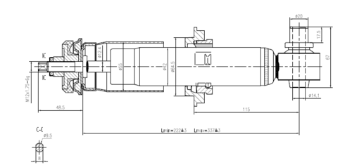 Амортизатор кабины STELLOX 87-03405-SX