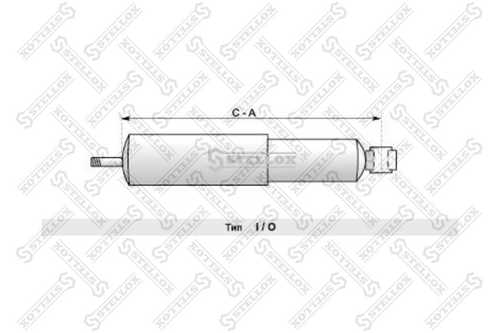 Амортизатор подвески STELLOX 87-04827-SX