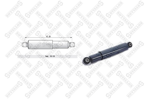 87-05057-sx амортизатор подвески передний o/o 428-715 20x50 20x50 STELLOX 87-05057-SX