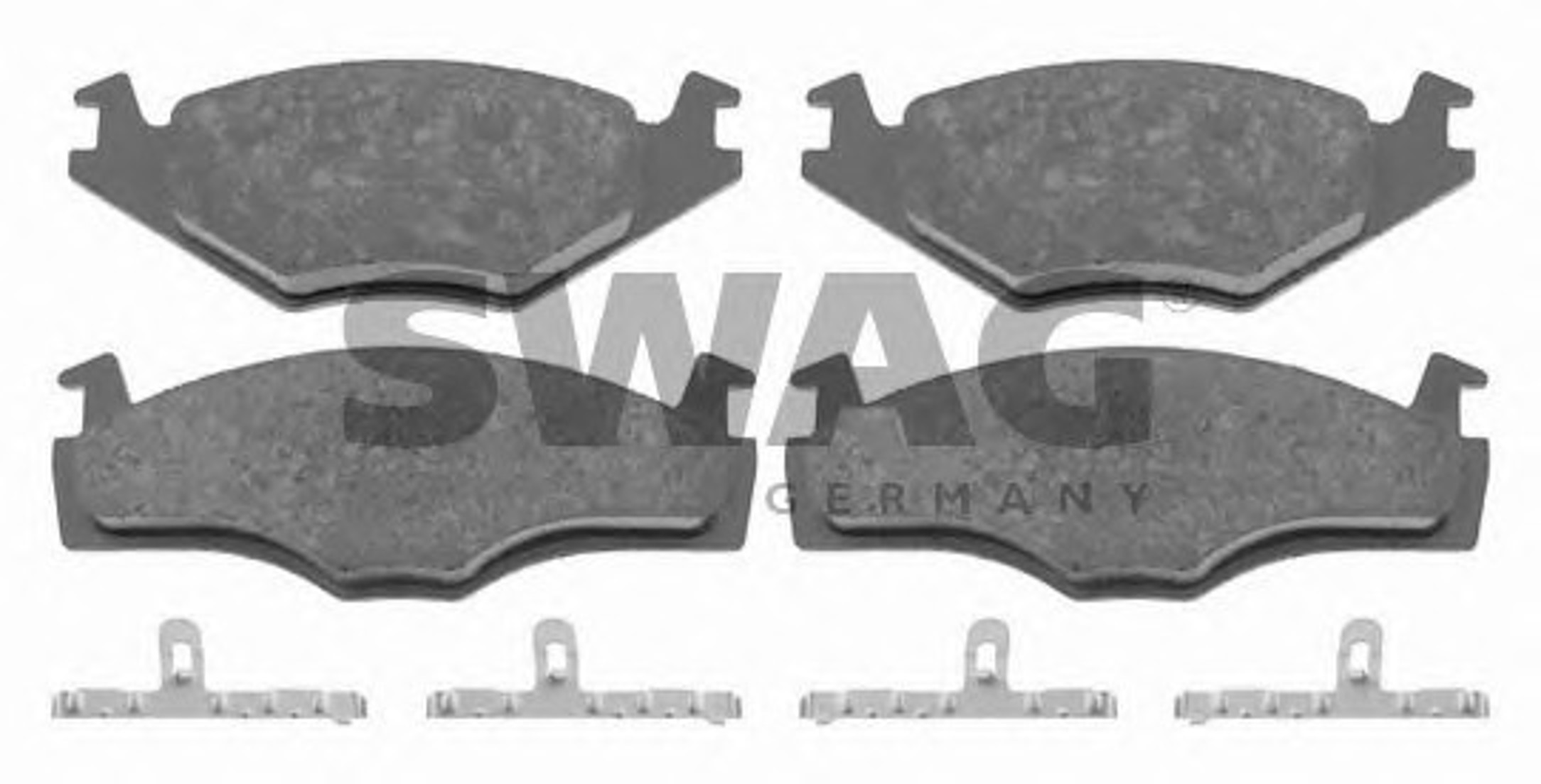 Колодки тормозные дисковые SWAG 30916005