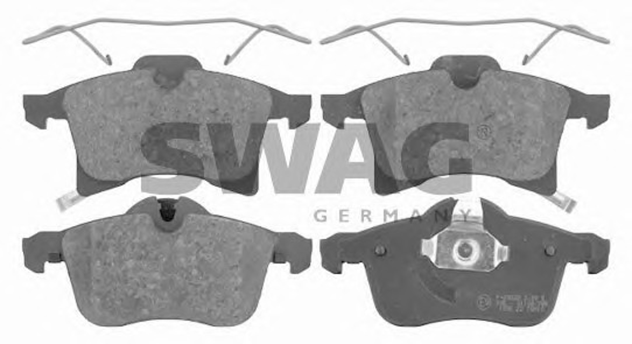 Колодки тормозные дисковые SWAG 40916603