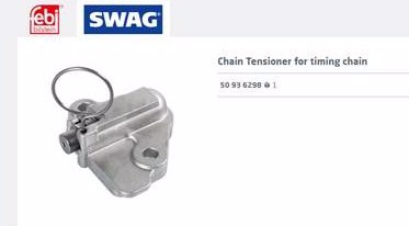 Натяжитель цепи SWAG 50936298