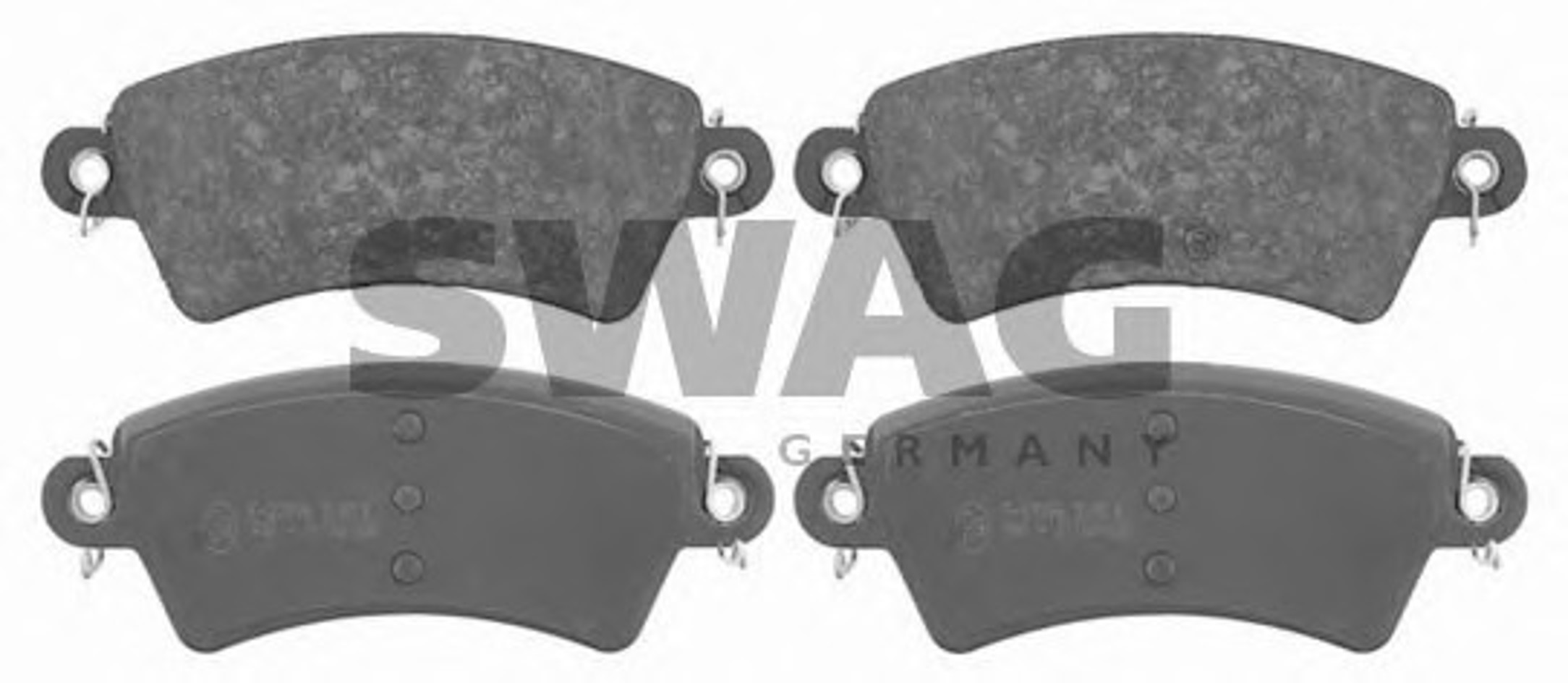 Колодки тормозные дисковые SWAG 62916364