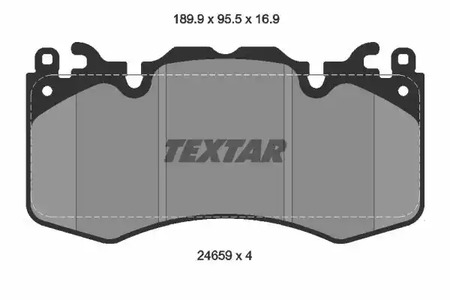 Колодки тормозные дисковые TEXTAR 2465901