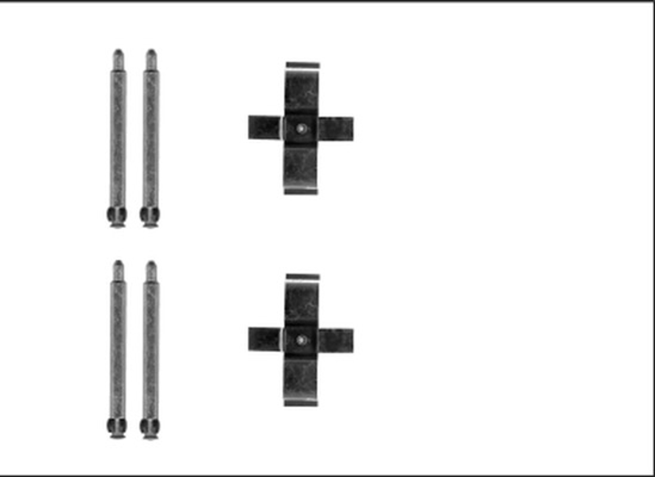 Комплект монтажный тормозных колодок TEXTAR 82540800