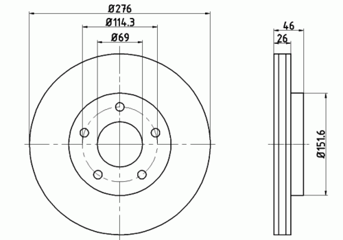 Тормозные диски TEXTAR 92197403