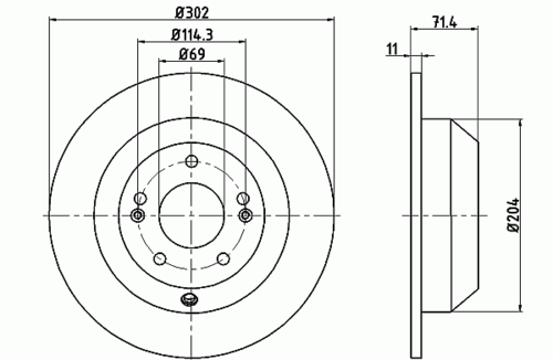 Тормозные диски TEXTAR 92223403