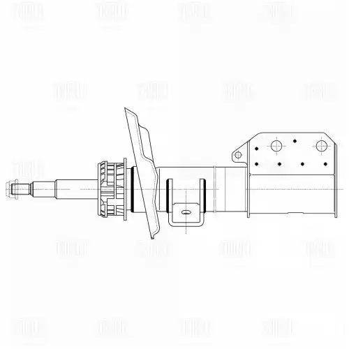 Ag 15060 амортизатор передний газовый TRIALLI AG 15060