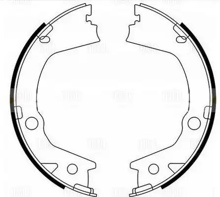 Колодки барабанные ручника 2wd TRIALLI GF 4658