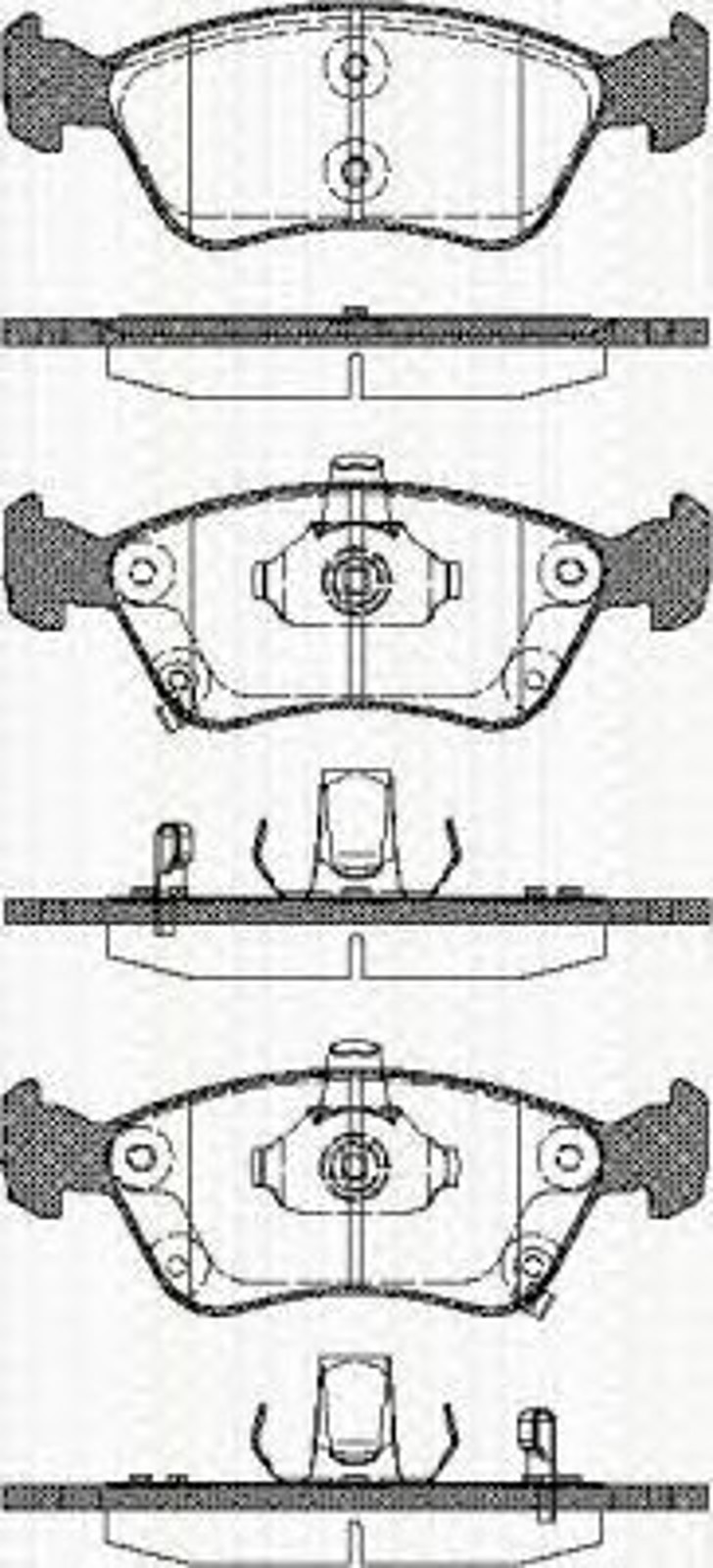 Колодки тормозные дисковые TRISCAN 8110 13018