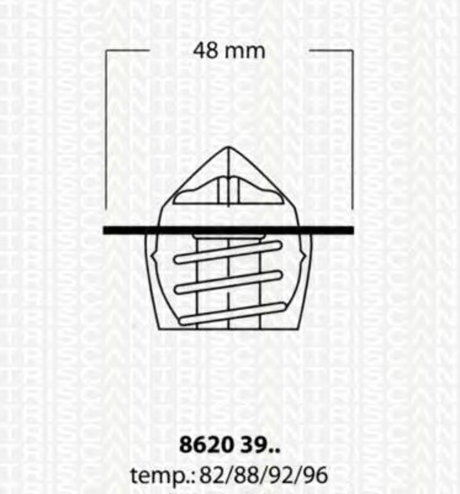 Термостат TRISCAN 8620 3982
