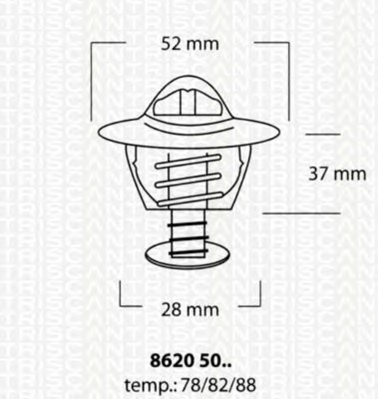 Термостат TRISCAN 8620 5088