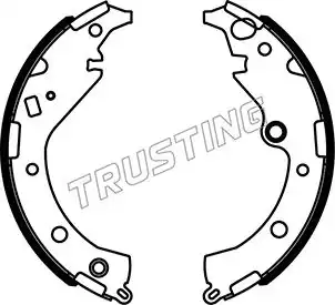 К-т бараб. тормоз. колодок TRUSTING 115.339