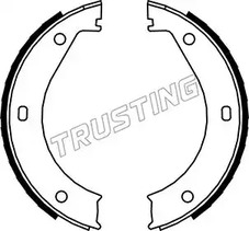 Комплект тормозных колодок стояночная тормозной системы TRUSTING 019.023