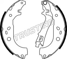 Комплект тормозных колодок TRUSTING 034.112