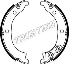Комплект тормозных колодок стояночная тормозной системы TRUSTING 034.113