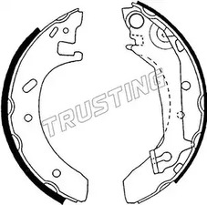 Комплект тормозных колодок TRUSTING 040.137