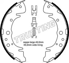 Комплект тормозных колодок TRUSTING 046.207