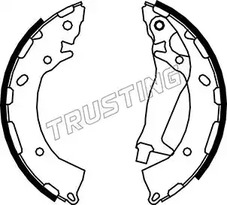 Комплект тормозных колодок TRUSTING 046.213