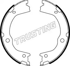Комплект тормозных колодок стояночная тормозной системы TRUSTING 046.227
