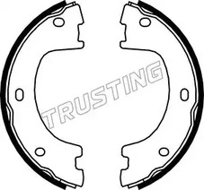 Комплект тормозных колодок стояночная тормозной системы TRUSTING 052.136