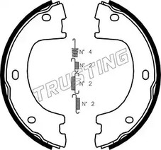 Комплект тормозных колодок стояночная тормозной системы TRUSTING 052.136K