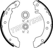 Комплект тормозных колодок TRUSTING 067.184