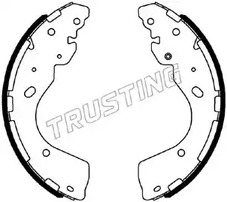 Колодки тормозные TRUSTING 067.203